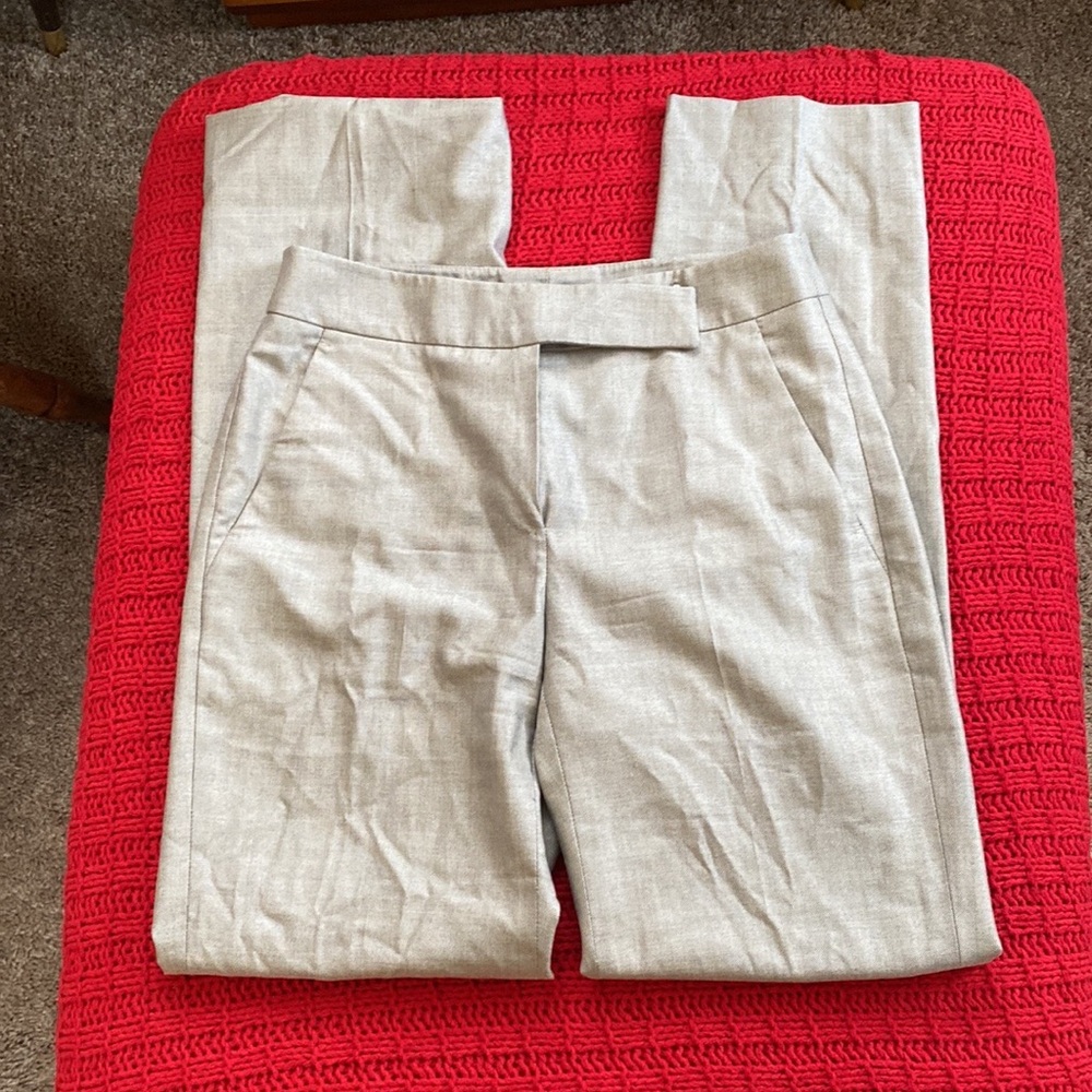 MaxMara Italy Grey Wool Silk Trouser Pants